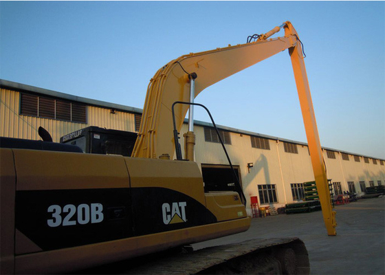 High Performance Excavator Long Reach , CAT Yellow High Reach Arm