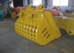 Hyundai R360 Rock Excavator Ditching Bucket 1.7m3 Capacity Yellow